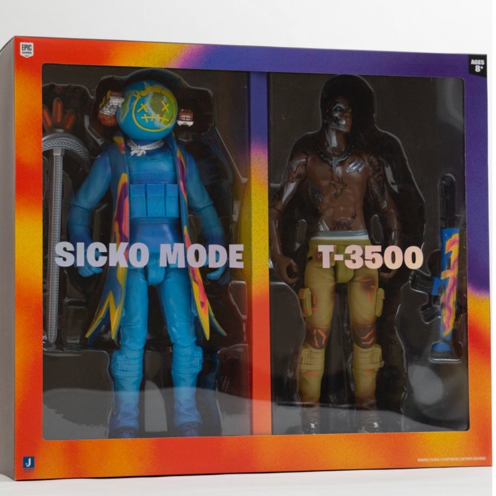 Travis Scott Cactus Jack Fornite 12” Action Figure